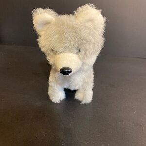 Husky Puppy Dog Wolf Plush Mini Pet  Stuffed Animal Kid Connection Walking Sound